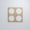 Ekena Millwork Medium Wembley Decorative Fretwork Wood Wall Panels, Hickory, 15 3/8"W x 15 3/8"H x 3/8"T WALW16X16X0375WEMHI - alternate 2